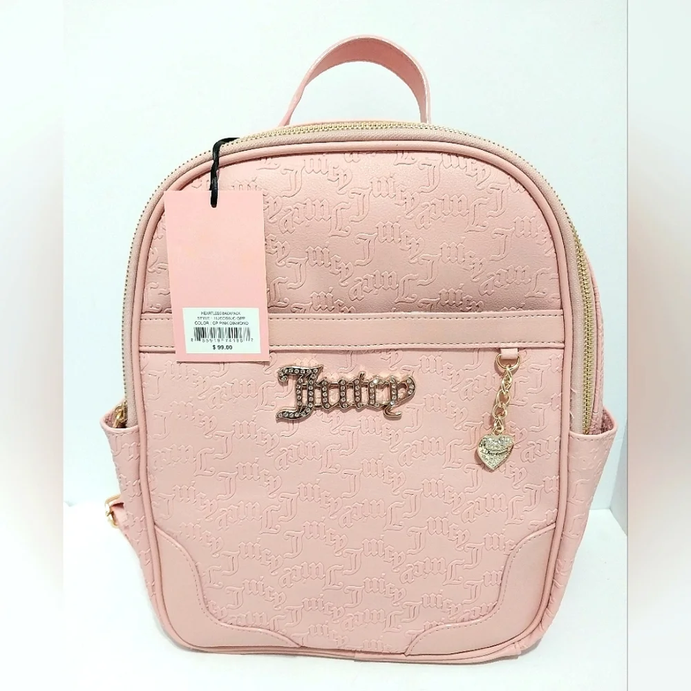 Juicy Couture Heartless Backpack,‎ Pink Diamond, NWT